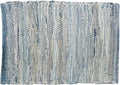 C&F Home Denim Rag 100% Cotton Vintage Boho Placemats 13" x 19" All Seasons Summer Farmhouse Country Beach Coastal Nautical Kitchen Dining Dinner Table Tabletop Table Mats Versatile Decor Decoration