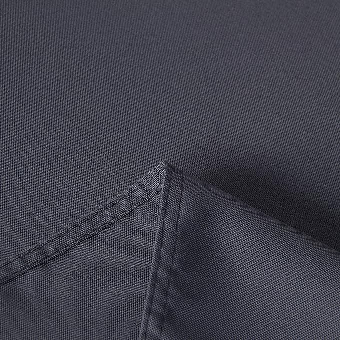 sancua Rectangle Tablecloth - 60 x 120 Inch - Stain and Wrinkle Resistant Washable Polyester Table Cloth, Decorative Fabric Table Cover for Dining Tables, Buffet Parties and Camping, Grey