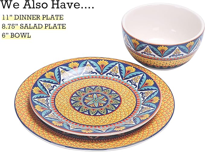 Bico Havana Cereal Bowls Set of 4, 26 oz Deep Ceramic Soup Bowls for Cereal, Salad, Noodles, Kitchen, Microwave and Dishwasher Safe, Gift for Housewarming and Thanksgiving