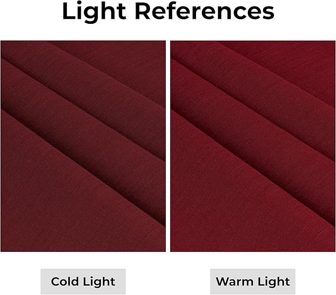 D'Moksha Homes Linen Dark Red Table Runner 90 Inches Long - 100% Pure Linen 14 x 90 Inch Table Runner for Dining, Valentines, Spring - Machine Washable