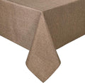 Hiasan Faux Linen Square Tablecloth - Wrinkle and Stain Resistant Washable Table Cloth for Kitchen Dining Room Holiday Table Cover for Party Dinner, Khaki, 70 x 70 Inch