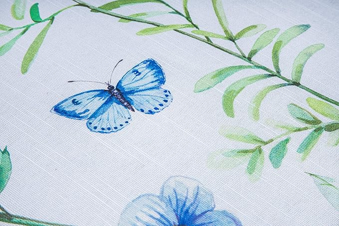 Maison d' Hermine Table Cloth Rectangle Table 100% Cotton 70 x 120 Inches Tablecloth Reusable Decorative for Dining Room Farmhouse Home Valentines Day Decorations Spring Summer - Just Floral