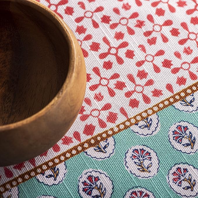Maison d' Hermine Table Cloth Rectangle Table 100% Cotton 70 x 90 Inches Tablecloth Reusable Decorative for Dining Room Farmhouse Home Valentines Day Decorations Spring Summer - Provence