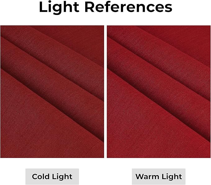 D'Moksha Homes Linen Red Table Runner 84 Inches Long - 100% Pure Linen Table Runner 14 x 84 Inch for Valentines, Spring - Classic Hemstitch