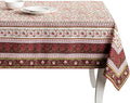 Maison d' Hermine Table Cloth Rectangle Table 100% Cotton 60 x 120 Inches Fall Tablecloth Reusable Everyday Use for Thanksgiving Christmas Decorations Dining Farmhouse Party (Reveillon Au Jardin)