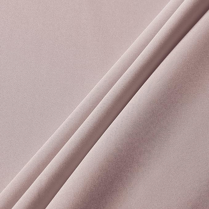 sancua Rectangle Tablecloth - 54 x 108 Inch - Stain and Wrinkle Resistant Washable Polyester Table Cloth, Decorative Fabric Table Cover for Dining Tables, Buffet Parties and Camping, Blush