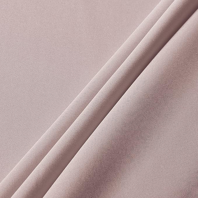 sancua Rectangle Tablecloth - 54 x 120 Inch - Stain and Wrinkle Resistant Washable Polyester Table Cloth, Decorative Fabric Table Cover for Dining Tables, Buffet Parties and Camping, Blush